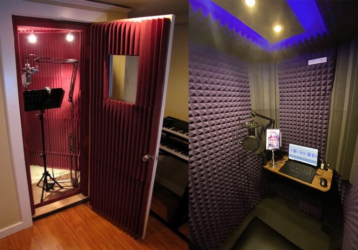 Puertas acústicas para un estudio de grabación